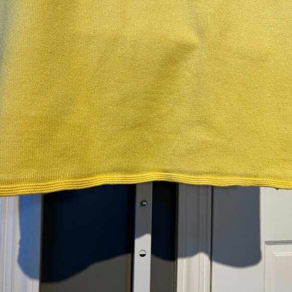 Sunshine yellow rayon sweater by Joseph A - Picture 4 of 6